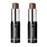 Pack of 2 L'Oreal Paris Infallible Longwear Shaping Stick Foundation, Espresso 412