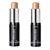 Pack of 2 L'Oreal Paris Infallible Longwear Shaping Stick Foundation, Tan 408