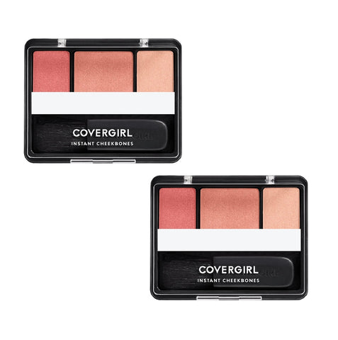 Pack of 2 CoverGirl Instant Cheekbones Contouring Blush, Peach Perfection 210