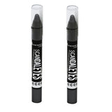 Pack of 2 Rimmel ScandalEyes Eyeshadow Waterproof  Stick Crayon, Guilty Grey 004