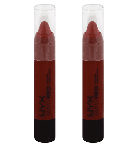 Pack of 2 NYX Simply Red Lip Cream, Knockout SR02