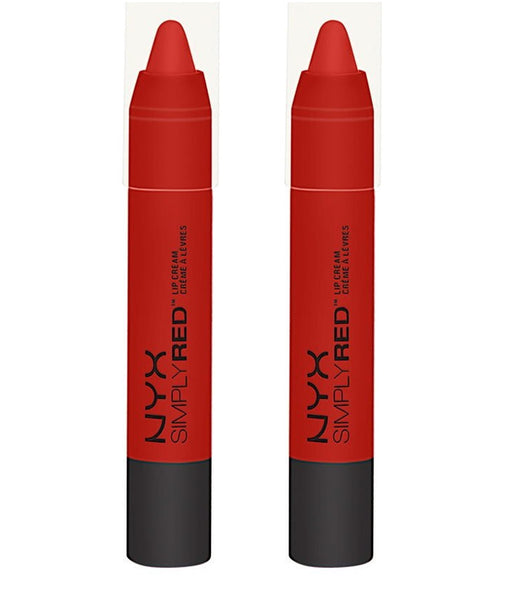 Pack of 2 NYX Simply Red Lip Cream, Candy Apple SR03