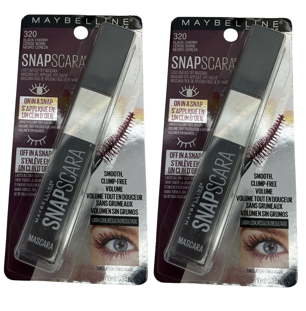 Pack 2 Maybelline New Snapscara Washable Black – On Sale Beauty