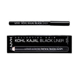 Pack of 2 NYX Collection Noir Kohl Kajal Black Liner, BEL04