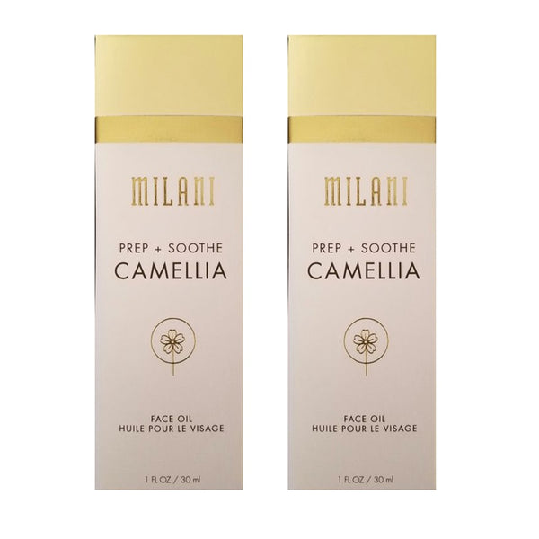 Pack of 2 Milani Prep + Soothe Face Oil, Camellia