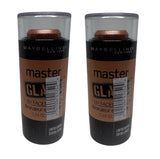 Pack of 2 Maybelline New York Master Glaze Bronzer Stick, Glistening Amber 230