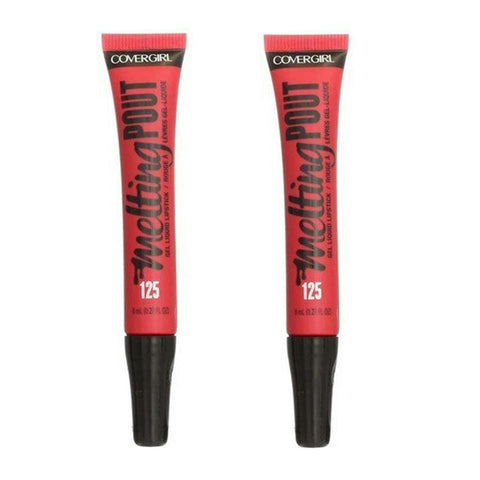 Pack of 2 CoverGirl Melting Pout Gel Liquid Lipstick, Gell Yes 125