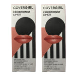 Pack of 2 CoverGirl Exhibitionist Lip Kit, 240 Caramel Kiss / 200 In The Nude