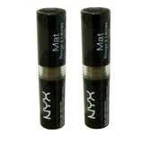 Pack of 2 NYX Matte Lipstick, Minx MLS44