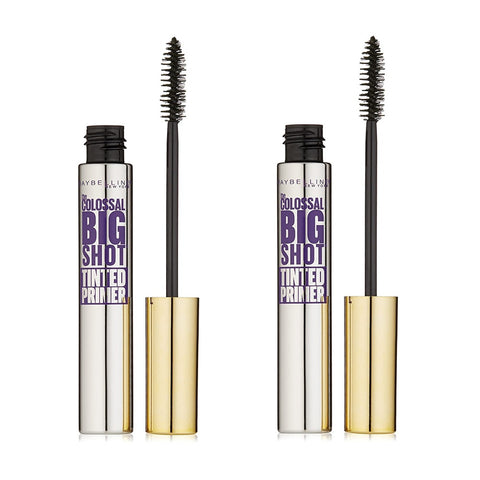 Pack of 2 Maybelline New York Volume Express The Colossal Big Shot Tinted Primer, Black # 230