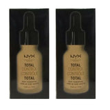 Pack of 2 NYX Total Control Drop Foundation, Medium Olive # TCDF09
