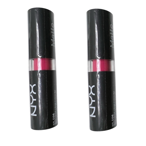 Pack of 2 NYX Matte Lipstick, Summer Breeze MLS06