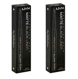 Pack of 2 NYX Collection Noir Matte Black Liner Pencil, BEL02
