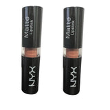 Pack of 2 NYX Matte Lipstick, Shy MLS26