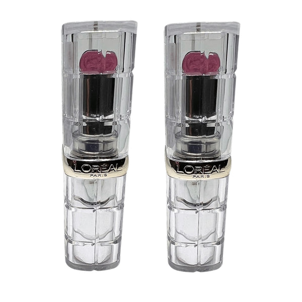 Pack of 2 L'Oreal Paris Colour Riche Shine Lipstick, Gleaming Plum # 928