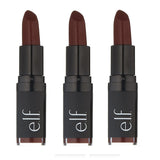 Pack of 3 e.l.f. Moisturizing Lipstick, Bordeaux Beauty 82645