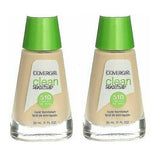 Pack of 2 CoverGirl Clean Sensitive Liquid Foundation, Classic Ivory 510