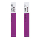 Pack of 2 Maybelline New York SuperStay Matte Ink Liquid Lipstick, Creator # 35