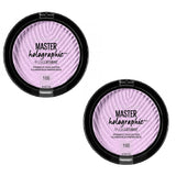 Pack of 2 Maybelline New York Master Holographic Prismatic Highlighter Makeup, 100 Purple
