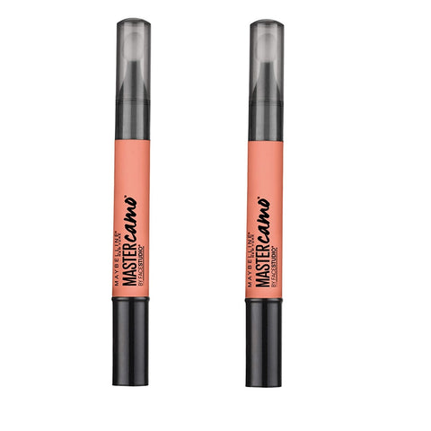 Pack of 2 Maybelline New York Master Camo Color Correcting Pens, Apricot for Dark Circles # 50