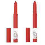 Pack of 2 Maybelline New York Super Stay Ink Crayon Lipstick, Know No Limits # 115