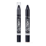 Pack of 2 Rimmel ScandalEyes Eyeshadow Waterproof  Stick Crayon, Black Betrayal 018