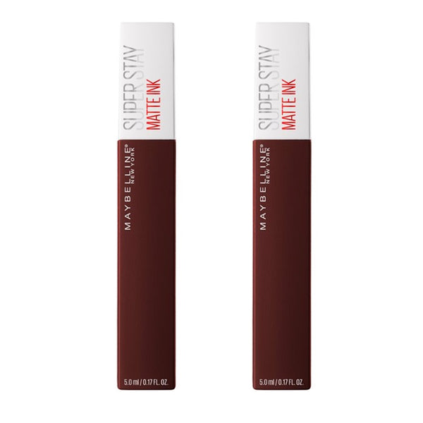 Pack of 2 Maybelline New York SuperStay Matte Ink Liquid Lipstick, Protector # 85