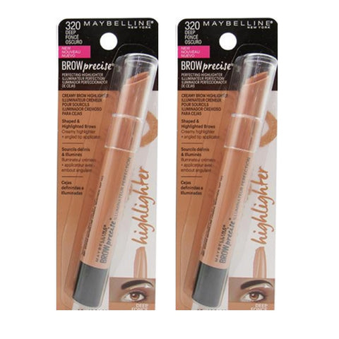 Pack of 2 Maybelline Brow Precise Perfecting Highlighter, Deep 320