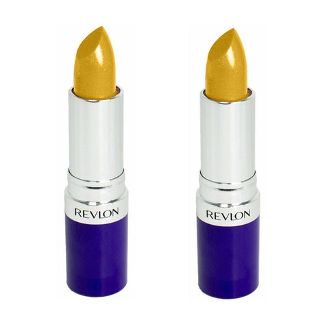 Pack of 2 Revlon Lipstick, Electric Gold 104