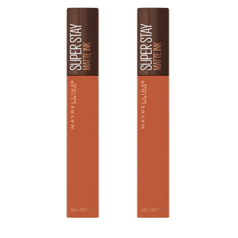 Pack of 2 Maybelline New York SuperStay Matte Ink Liquid Lipstick, Caramel Collector # 265
