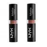 Pack of 2 NYX Matte Lipstick, Honeymoon MLS35