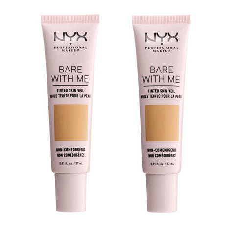 Pack of 2 NYX Bare With Me Tinted Skin Veil, Beige Camel # BWMSV05