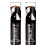 Pack of 2 L'oreal Paris Infallible Longwear Shaping Stick Foundation, Chestnut 411