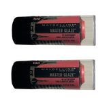 Pack of 2 Maybelline New York Face Studio Master Glaze Blush Stick, 100 Pursuit of Pink