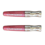 Pack of 2 Rimmel Stay Glossy 6HR Lip Gloss, Cake for Breakfast # 030