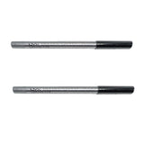 Pack of 2 NYX Slide On Eye Pencil Waterproof, Platinum SL08