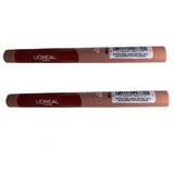 Pack of 2 L'Oreal Paris Infallible Matte Lip Crayon, Flirty Toffee # 509