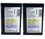 Pack of 2 CoverGirl Trublend Pre-Touching Color Correcting Palette, Yellow Green Purple