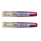 Pack of 2 Rimmel Stay Glossy 6HR Lip Gloss, Grapevine Groove # 185
