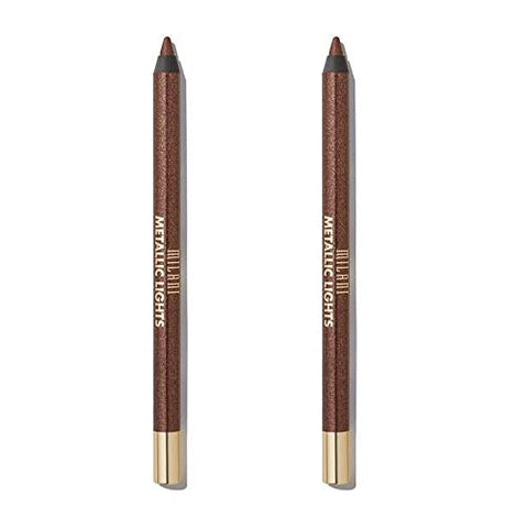 Pack of 2 Milani Metallic Lights Foil Eyeliner Pencil, Brown Burst 05