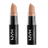 Pack of 2 NYX Matte Lipstick, Sable MLS29