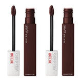 Pack of 2 Maybelline New York SuperStay Matte Ink Liquid Lipstick, Protector # 85