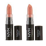 Pack of 2 NYX Matte Lipstick, Shy MLS26