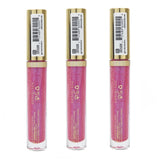 Pack of 3 Milani Stellar Lights Holographic Lip Gloss, Fluorescent Fuchsia 05