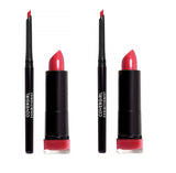 Pack of 2 CoverGirl Exhibitionist Lip Kit, 295 Succulent Cherry / 220 Cherry Red