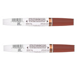 Pack of 2 Maybelline New York SuperStay 24 2-Step Liquid Lipstick, Coffee Edition, Mocha Moves # 340